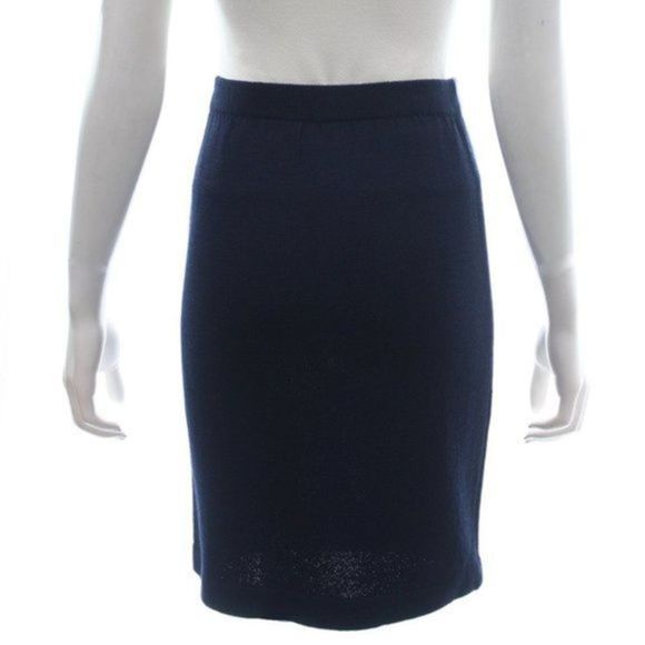 ST.JOHN EVENING NAVY WOOL SKIRT SIZE 2 - Picture 3 of 3
